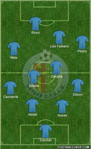 Getafe C.F., S.A.D. Formation 2011