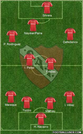 Independiente Formation 2011
