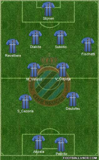 Club Brugge KV Formation 2011