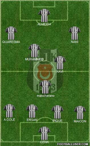 Besiktas JK Formation 2011