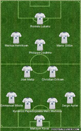 Harrisburg City Islanders 4-5-1 football formation