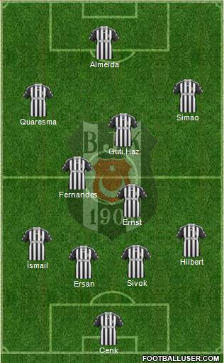 Besiktas JK Formation 2011