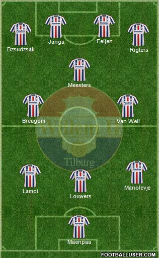 Willem II football formation