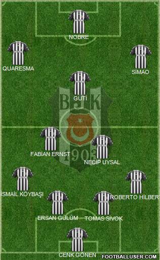 Besiktas JK Formation 2011