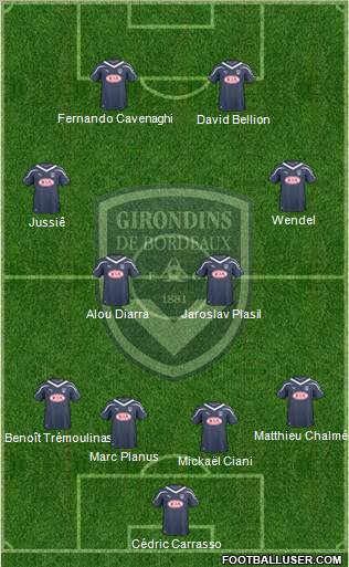FC Girondins de Bordeaux Formation 2011