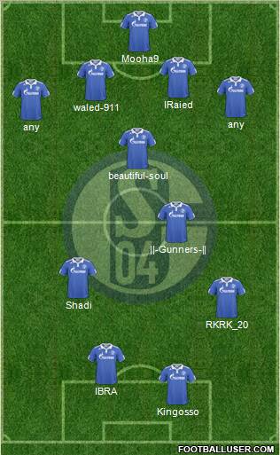 FC Schalke 04 Formation 2011