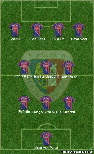 Piast Gliwice Formation 2011