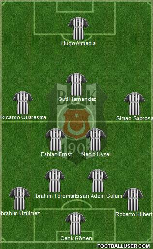 Besiktas JK Formation 2011