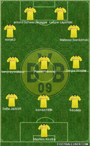 Borussia Dortmund Formation 2011