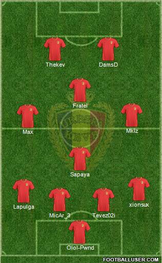 Belgium Formation 2011