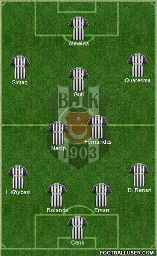 Besiktas JK Formation 2011
