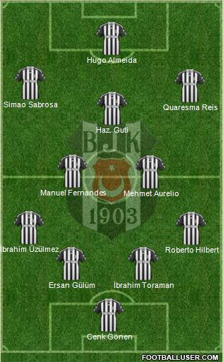Besiktas JK Formation 2011