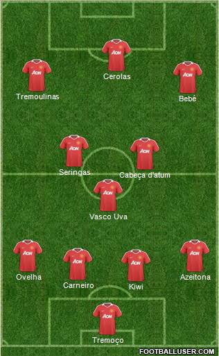 Manchester United Formation 2011