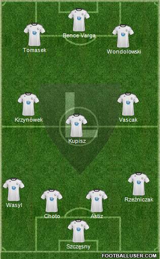 Legia Warszawa Formation 2011