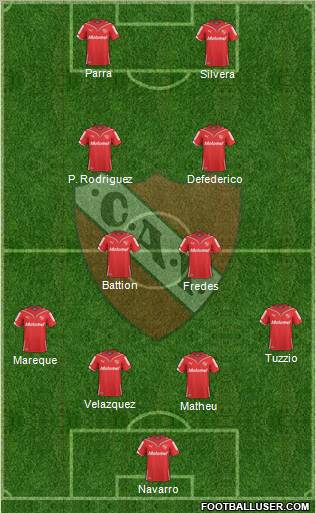 Independiente Formation 2011