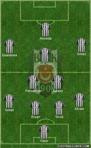 Besiktas JK Formation 2011