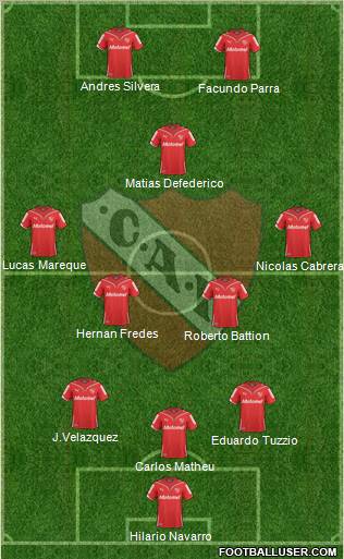 Independiente Formation 2011