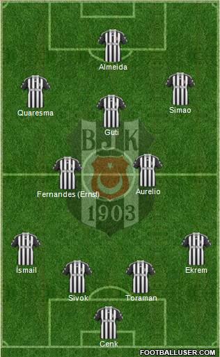 Besiktas JK Formation 2011