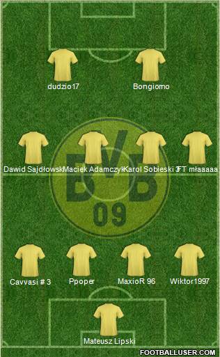 Borussia Dortmund Formation 2011