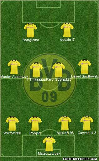 Borussia Dortmund Formation 2011