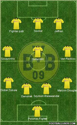 Borussia Dortmund Formation 2011