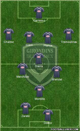 FC Girondins de Bordeaux Formation 2011