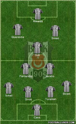 Besiktas JK Formation 2011