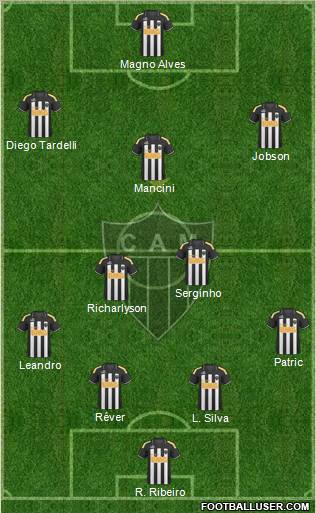 C Atlético Mineiro football formation