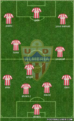 U.D. Almería S.A.D. Formation 2011