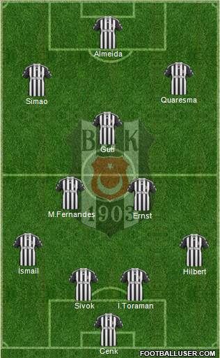 Besiktas JK Formation 2011