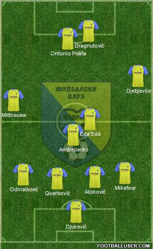 FK Modrica Maxima Formation 2011