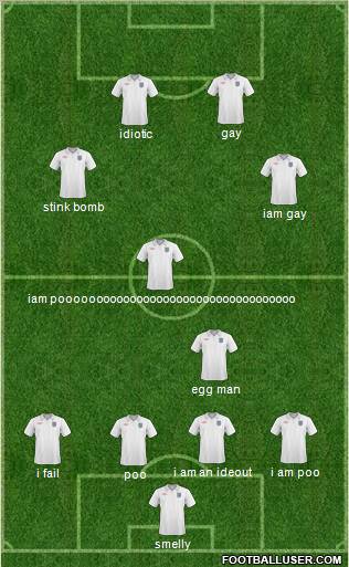 England Formation 2011