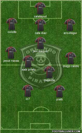 Orlando Pirates Formation 2011