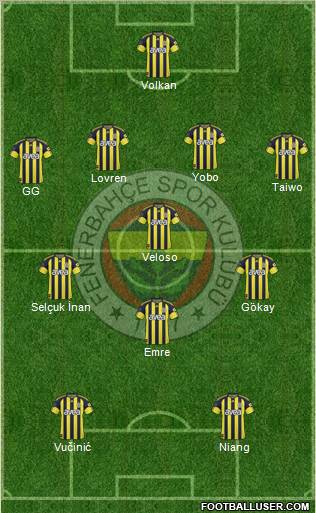 Fenerbahçe SK Formation 2011