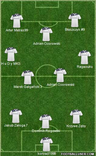 Tottenham Hotspur Formation 2011