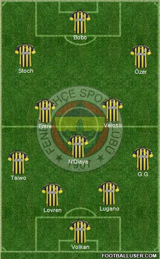 Fenerbahçe SK Formation 2011