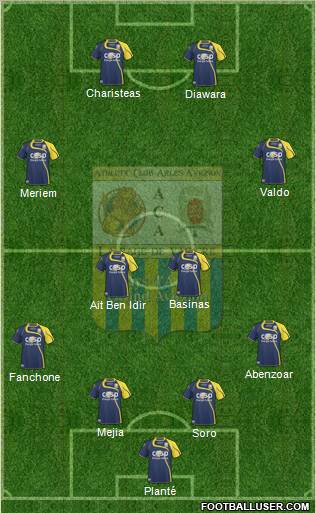 Athlétic Club Arles-Avignon football formation