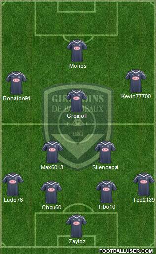 FC Girondins de Bordeaux Formation 2011