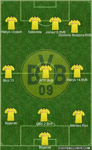 Borussia Dortmund Formation 2011