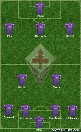 Fiorentina Formation 2011