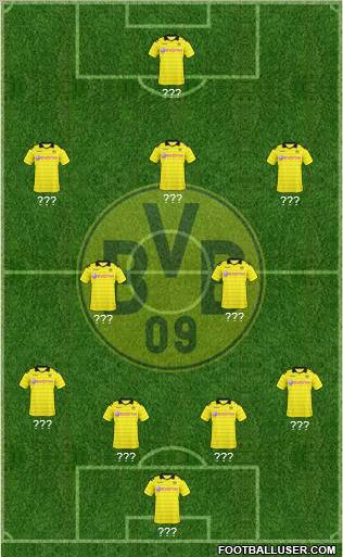 Borussia Dortmund Formation 2011