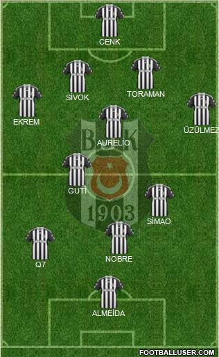 Besiktas JK Formation 2011