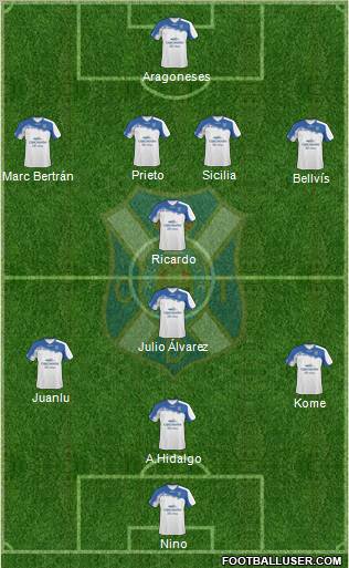 C.D. Tenerife S.A.D. Formation 2011