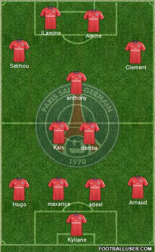 Paris Saint-Germain Formation 2011