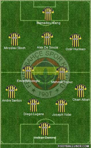 Fenerbahçe SK Formation 2011