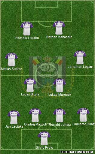 RSC Anderlecht Formation 2011
