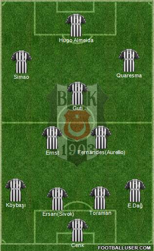 Besiktas JK Formation 2011