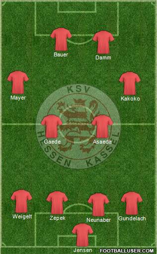 KSV Hessen Kassel Formation 2011