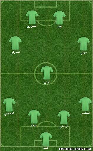 Raja Club Athletic Formation 2011