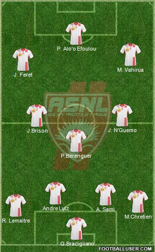 A.S. Nancy Lorraine football formation